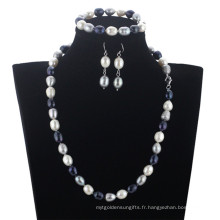 Snh collier de perles de mode en eau douce pour femmes 2016